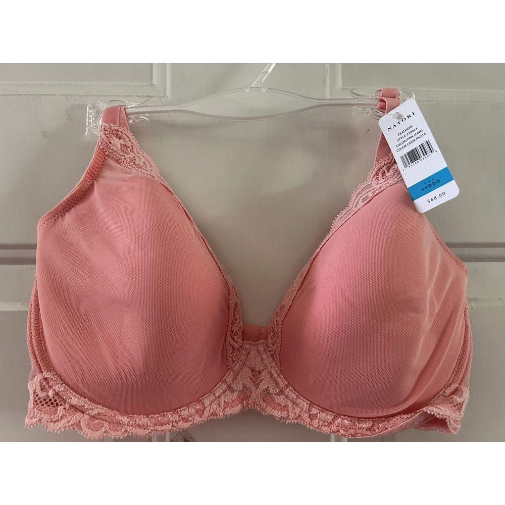 Natori Feathers Lace Plunge T Shirt Bra